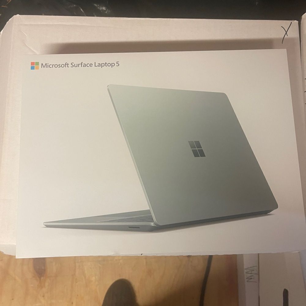 Microsoft Surface Laptop 5 BOX ONLY – Original Packaging Mint Green